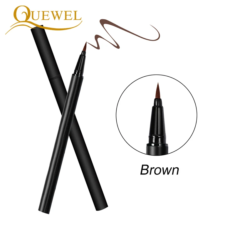 Карандаш-подводка для глаз Quewel жидкий карандаш длительного действия 2 шт.