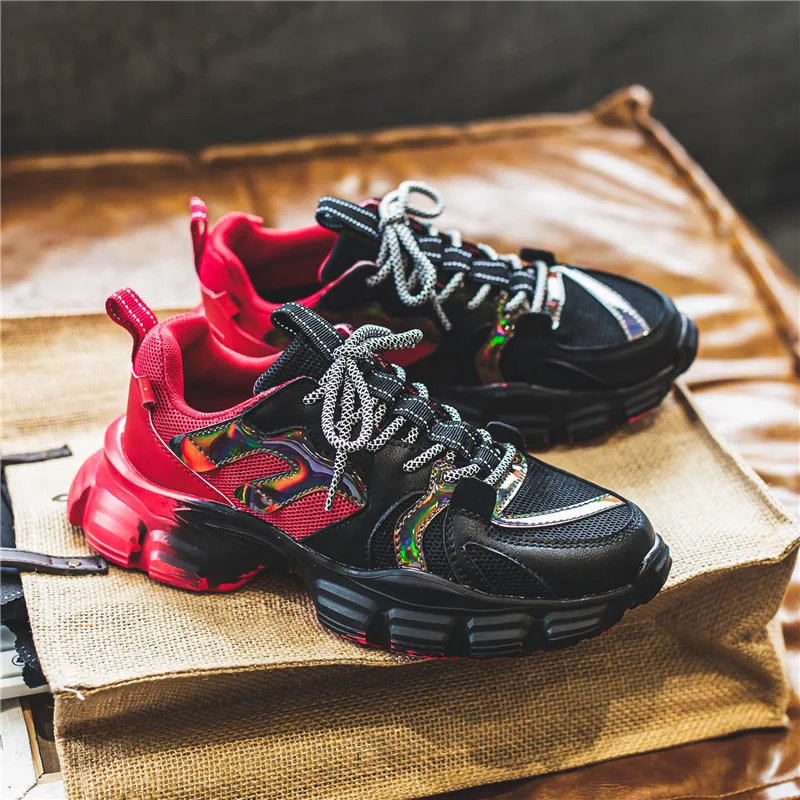 

Men Casual Shoes Lac-up Bling Shoes Lightweight Comfortable Breathable Walking Sneakers Tenis Masculino Footwear Dropshipping