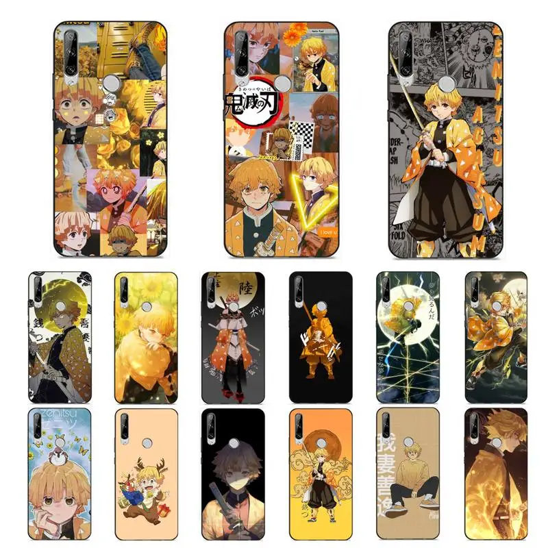 

Yinuoda Demon Slayer Agatsuma Zenitsu Phone Case for Huawei Y 6 9 7 5 8s prime 2019 2018 enjoy 7 plus