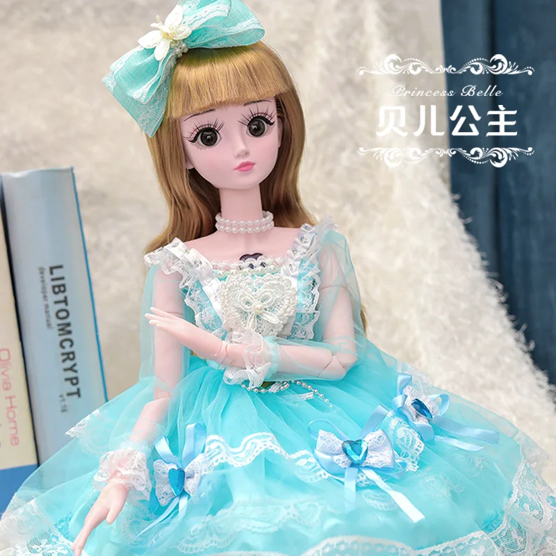 Кукла шарнирная 23 6 1/3 дюйма 20 шарниров с одеждой обувью париком волосами макияжем