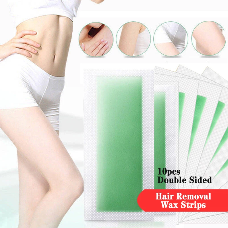 Восковые полоски для депиляции профессиональные двухсторонние из натурального