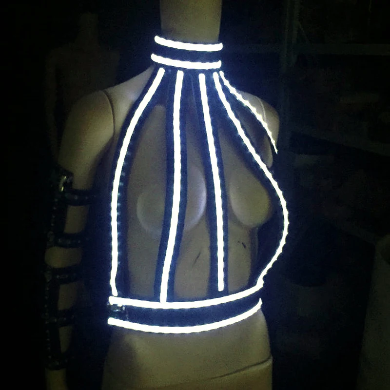 Светодиодный светящийся топ светильник костюм певец танцор сценическое шоу
