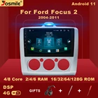 Автомобильный мультимедийный плеер, плеер на Android 11, с GPS-навигацией, встроенным дисплеем, с голосовым управлением, для ford focus 2 3 MK1Mk2Mk3