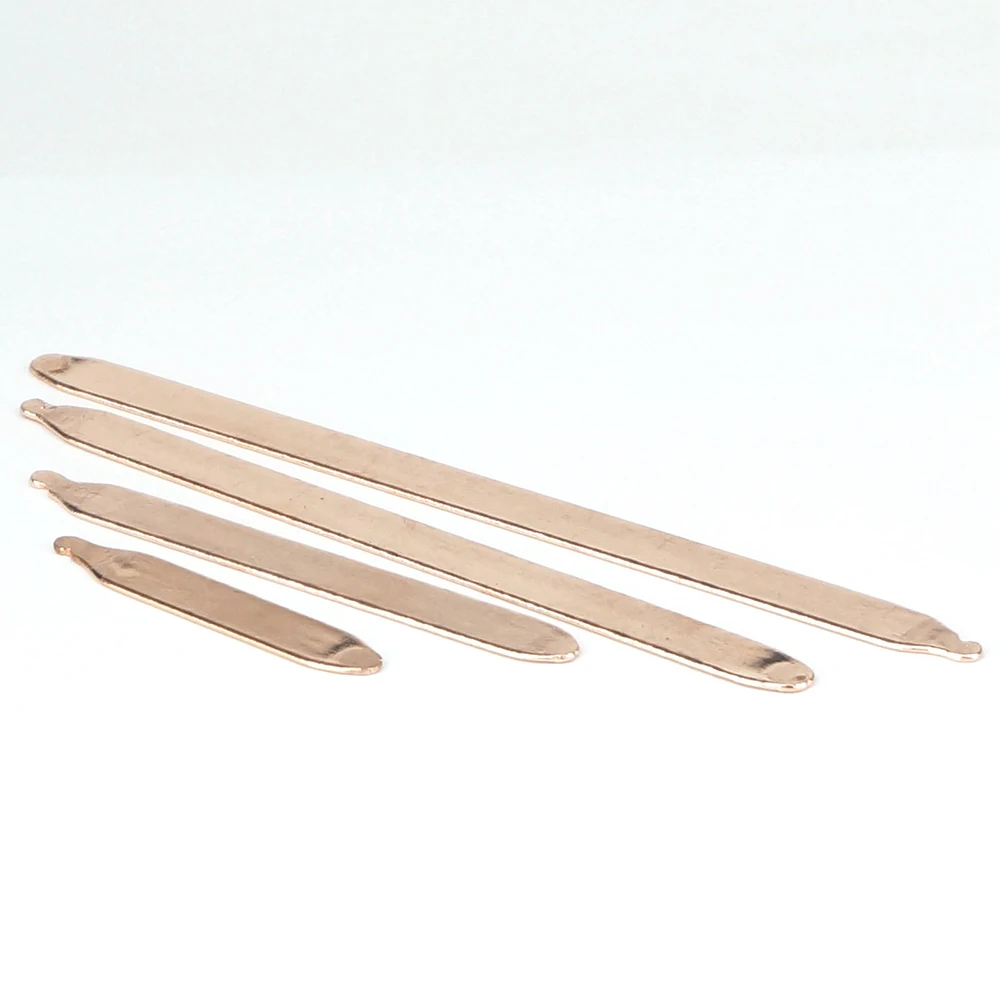 

5pcs 50-180mm Length 1mm Thickness 9mm Width Copper Heatsink Heatpipe Notebook DIY Cooling