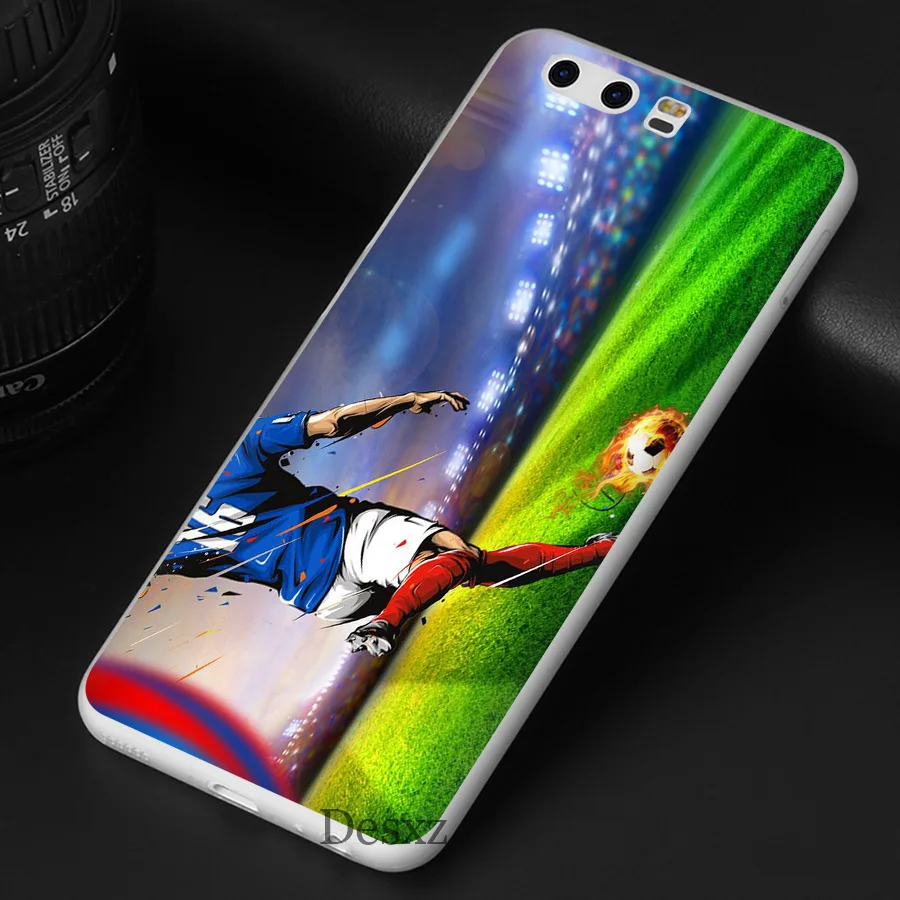 Чехол для телефона футбольного мяча водного горения огненных видов спорта huawei P