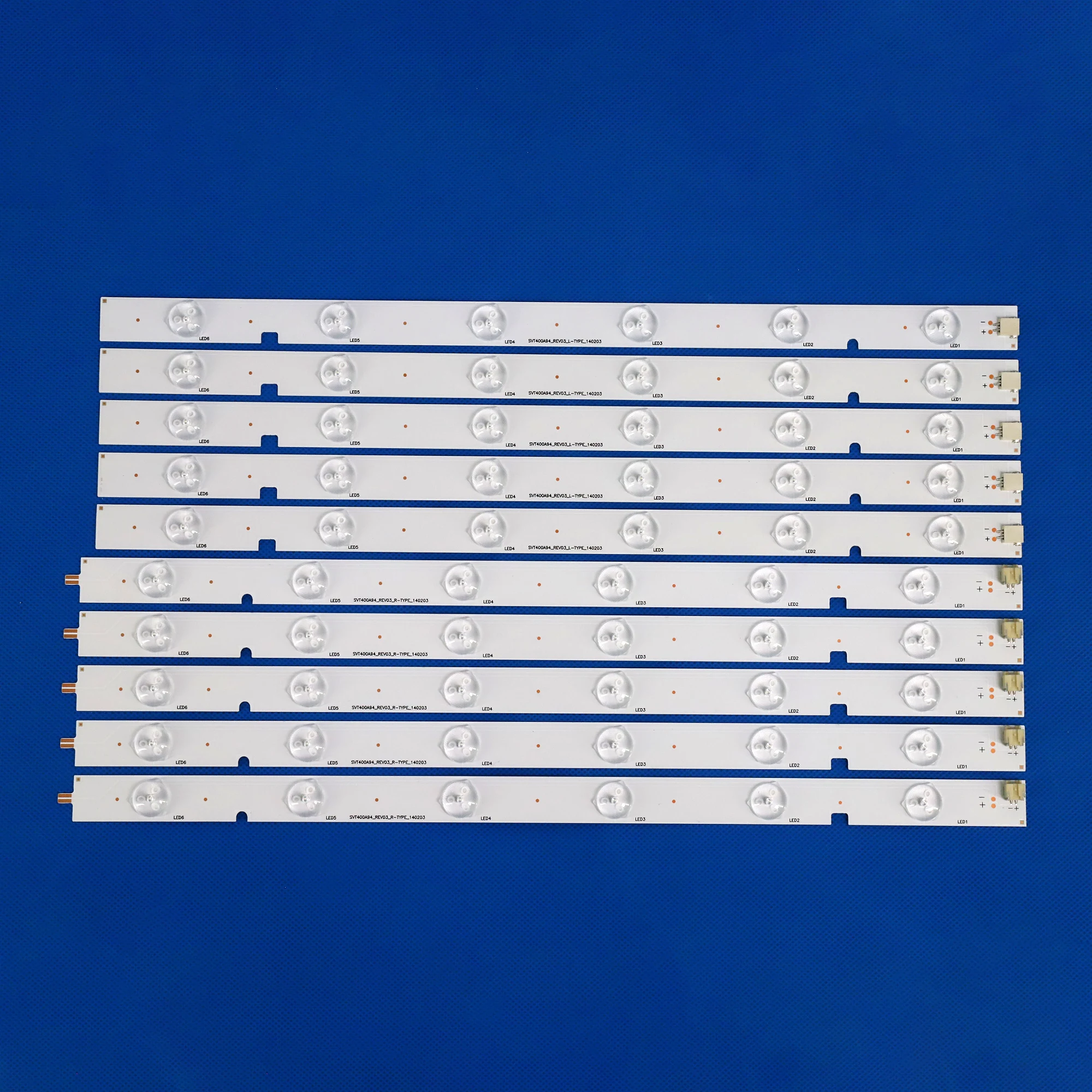 

New Kit 10pcs 806MM LED Backlight Strip for TOSHIBA 40" TV 40L2400D SVT400A94-REV03-R L