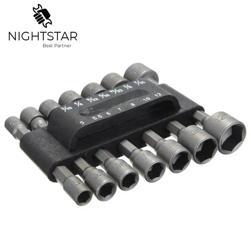 Krachtige Набор отверток с гаечной гайкой двойной метрический стандарт SAE