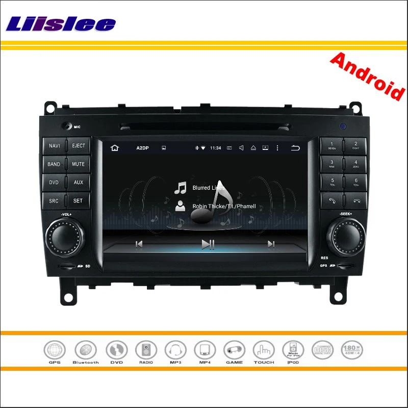 Автомобильная Мультимедийная система Android для Mercedes Benz CLK W209 2006 ~ 2012 стерео радио CD