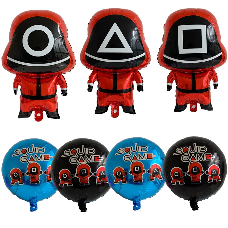 

Воздушный шар из фольги в виде игры «кальмар», 18 дюймов