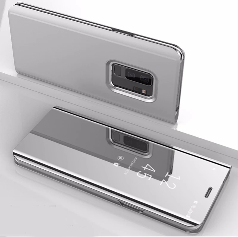 Умный зеркальный флип-чехол для samsung Galaxy S8 S9 плюс S10 S10e S7 край S6 S10 Примечание 10 9 8 5 4 5G чехол для телефона Капа Coque