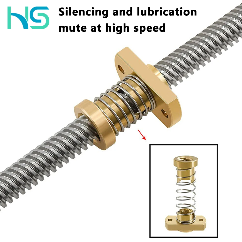 Аксессуары для 3D-принтера обновленный винт с двойной осью Z подходит Ender 3 Pro/S V2 Black