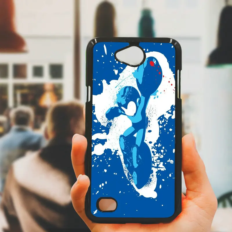 Популярные Мультяшные чехлы для телефонов Mega Man X Жесткий Чехол LG L Prime G2 G4 G5 G6 G7 K4 K8