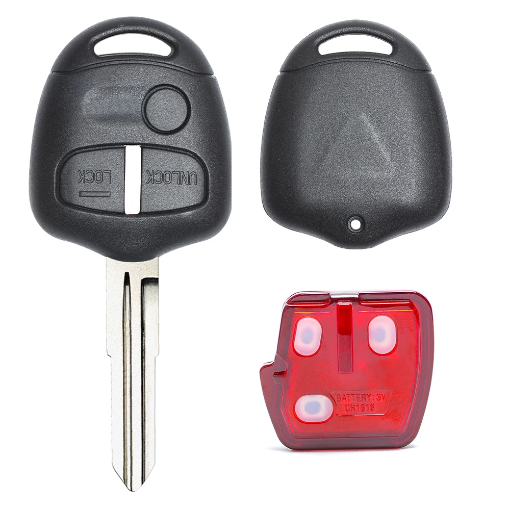 Запасной пульт дистанционного управления Keyecu с 3 кнопками 433 МГц ID46 для Mitsubishi