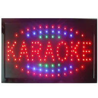 chenxi new led karaoke sign new coming 10x19 inch indoor ultra bright flashing customed karaoke store led sign
