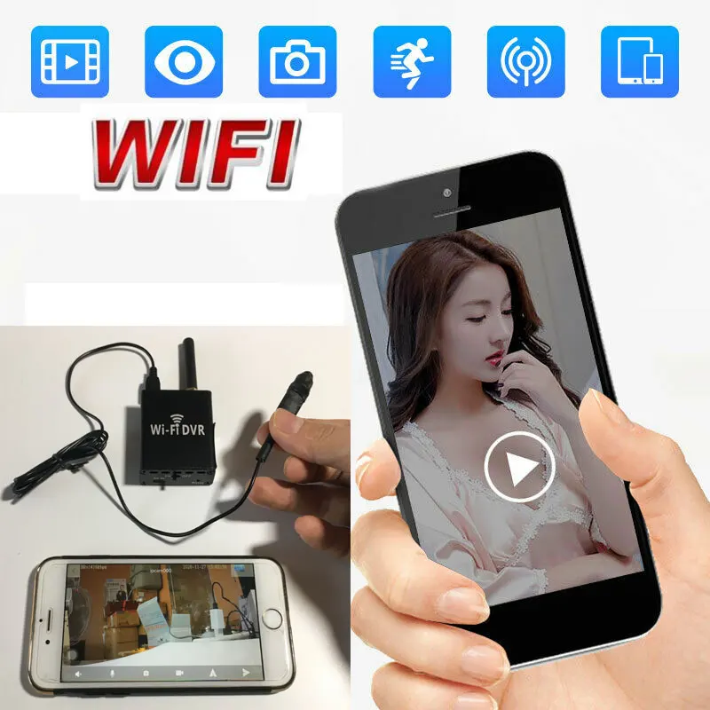 HD DIY портативная Wi Fi IP мини камера ночного видения телефон Удаленный просмотр P2P