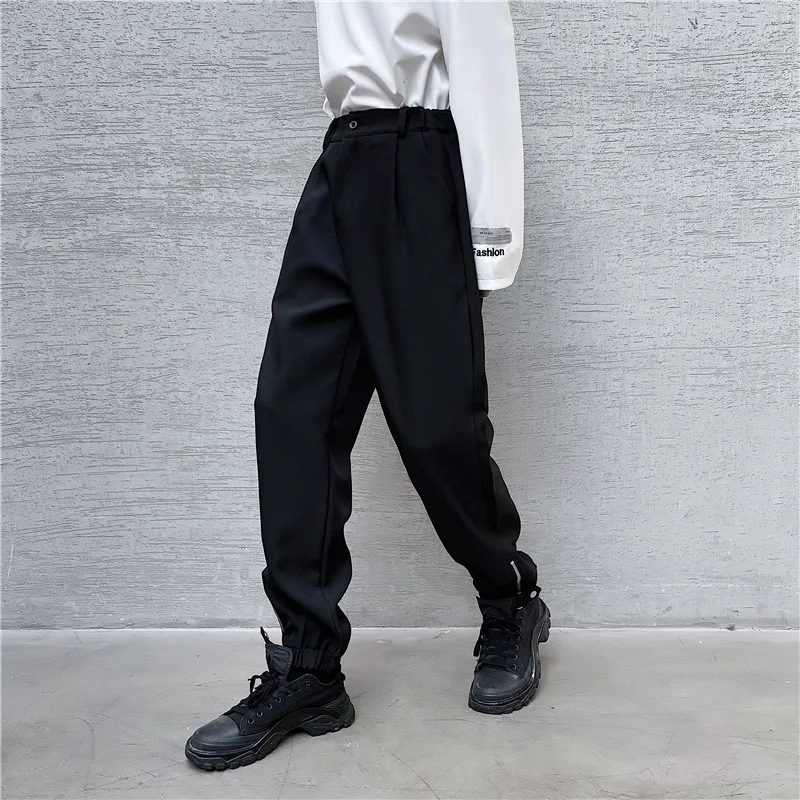 

Men Pants Casual Cotton Plaid Men's Clothing Spring Summer Women Pants Straight Loose Trouses Japan Style Vintage Male Pants
