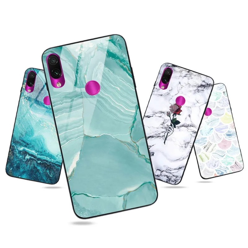 Мраморный глянцевый чехол для Redmi Note 8 T 9S 9 7 6 5A Prime яркий Xiaomi 5 Plus 6A 7A 8A Mi A3 9T 10 Lite |