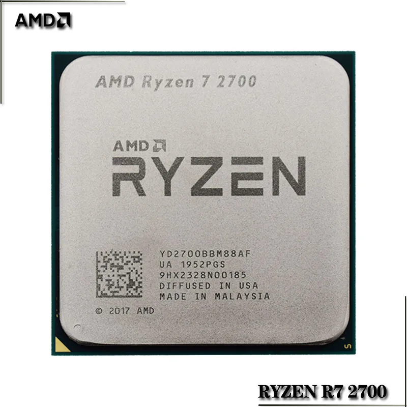 AMD Ryzen R7 2700 3 2 ГГц Восьмиядерный Sinteen плотность ткани-16M 65 Вт Процессор процессор