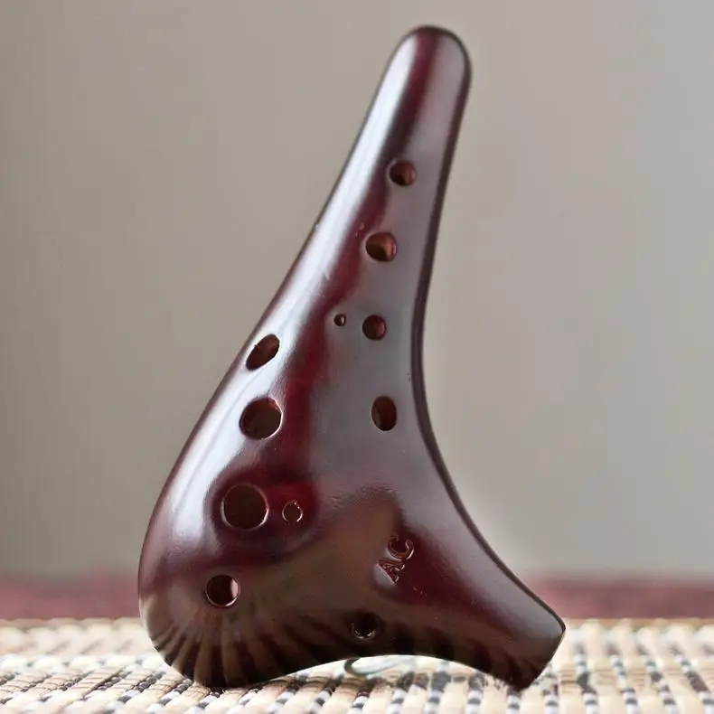 Профессиональные керамические Музыкальные инструменты 12 отверстий high Tone C Ocarina