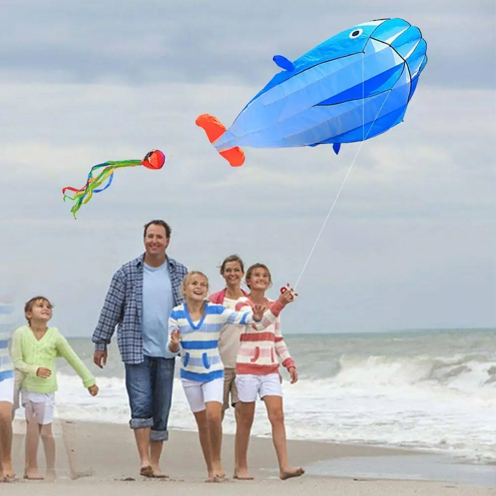 

Fidget Toys Outdoor Dolphin Kite With Single Line Kite Kids Family Gift Kite Toy Software Sports Dolphin Outdoor