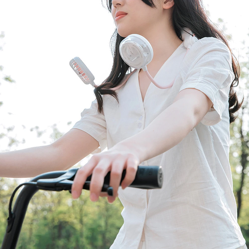 

Summer Mini Hanging Neck Fan Portable USB Charging Outdoor Air Cooling Fan