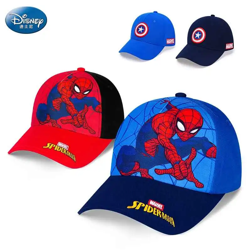 

Disney Mickey Marvel Children's Hats Baseball caps boy hat kids snapback Autumn winter child hats boy sunshade baseball caps