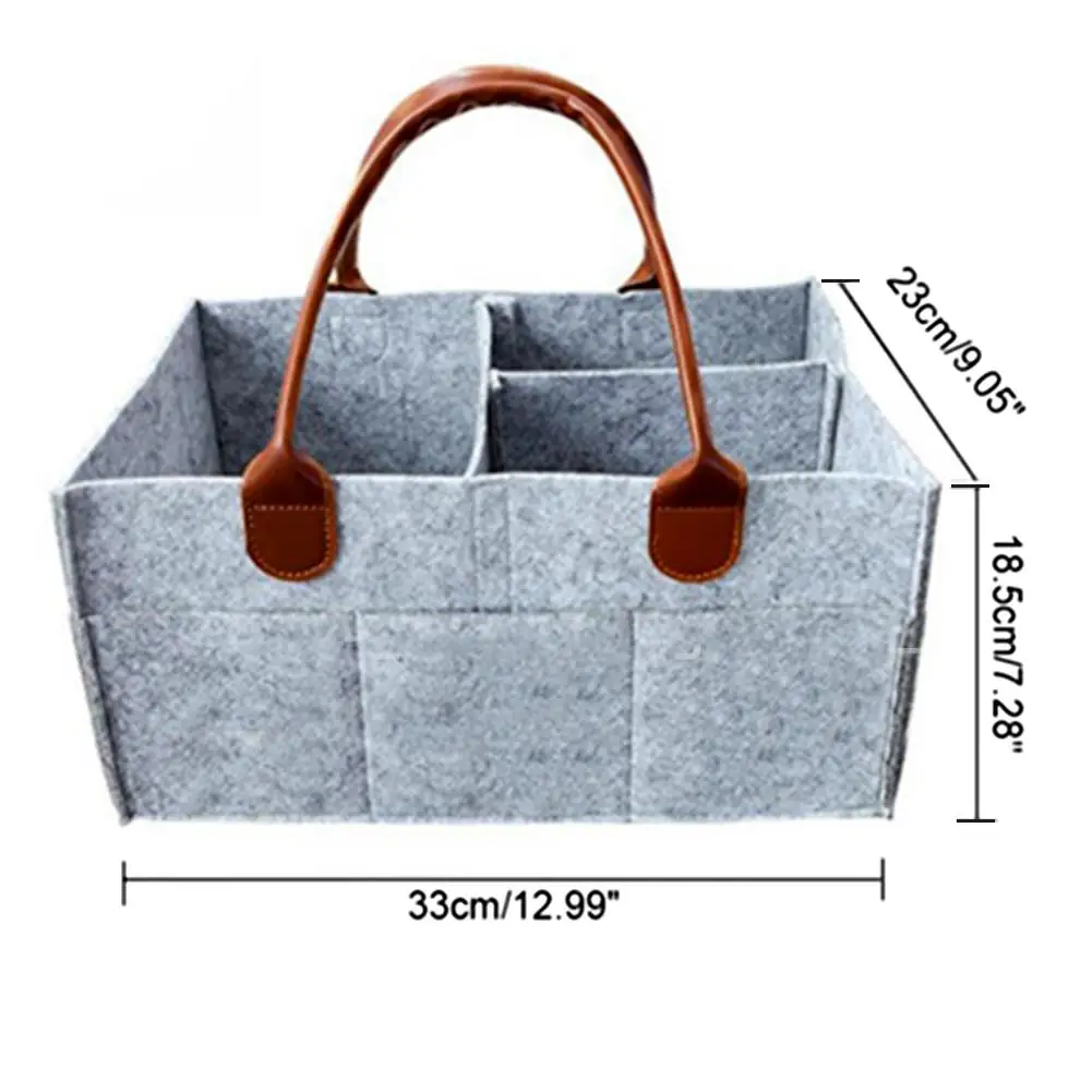 

Baby Large Capacity Diaper Caddy Storage Organizer Bin Travel Tote Bag Basket