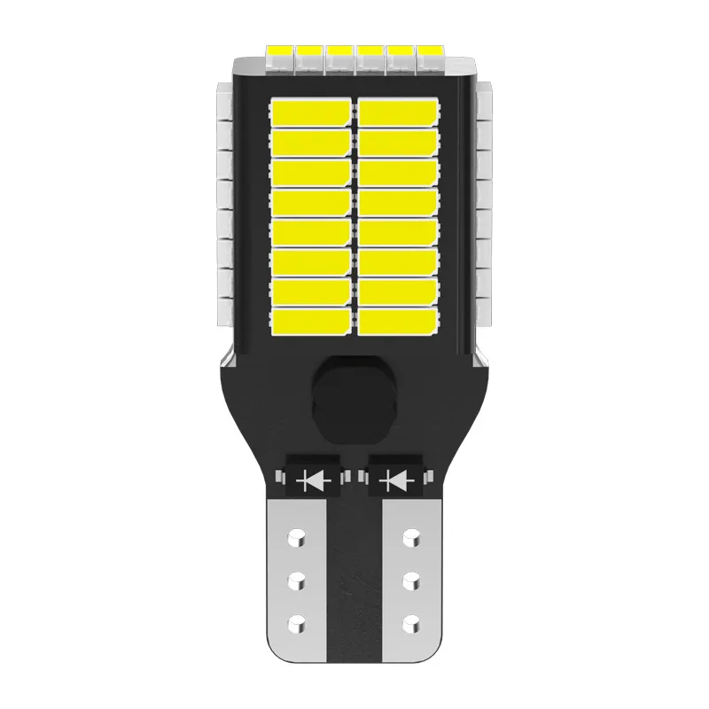 50 шт. светодиодсветодиодный лампы T15 906 W16W 12 В 4014 54-SMD 7 Вт 912 лм