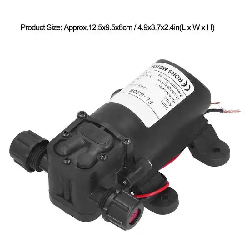 Мембранный насос высокого давления 12 В 36 Вт для промышленного оборудования