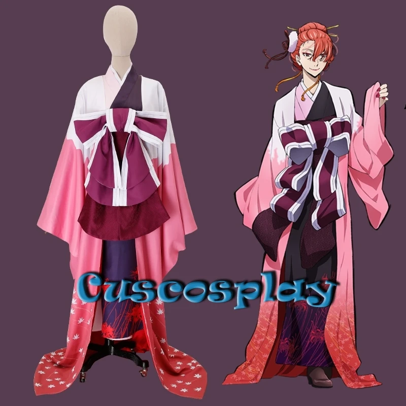 

Аниме Бунго, бродячие собаки, фигурка озаки, КОО, хиганбана, кимоно, косплей, костюм, костюмы на Хэллоуин для взрослых, размер униформы