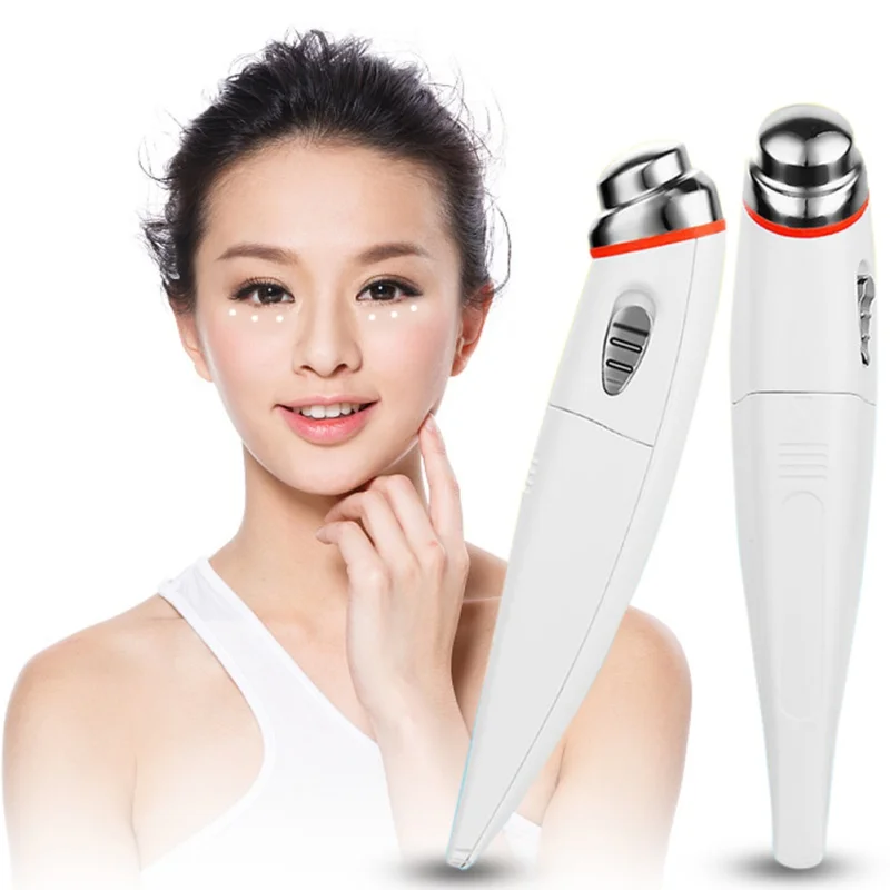 Mini Portable Electric Eye Massage Roller Dark Circles Removal Relief Fatigue Anti-Aging Massager Skin Care Beauty Tools | Красота и
