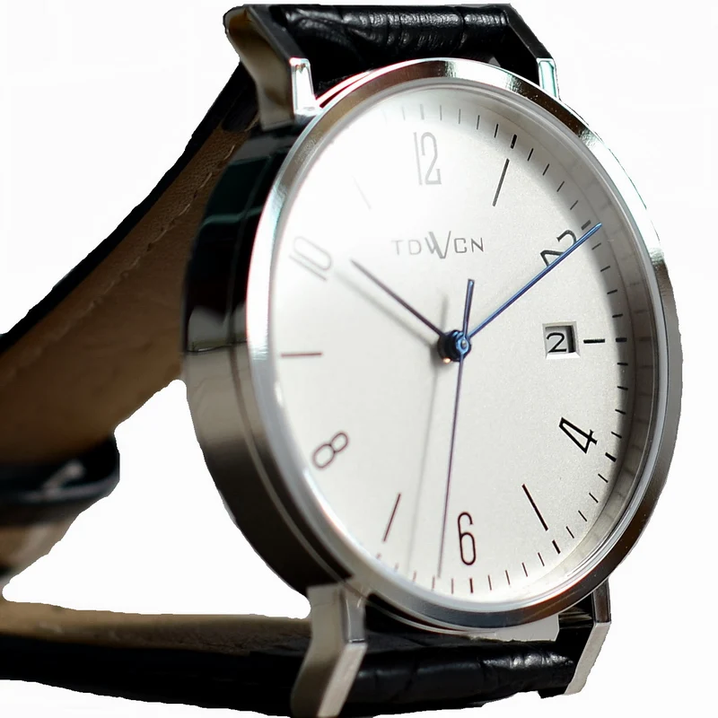

Bauhaus Watch 9015 Automatic Movement Stainless Steel Waterproof Calendar Minimalist Men's Mechanical Watch