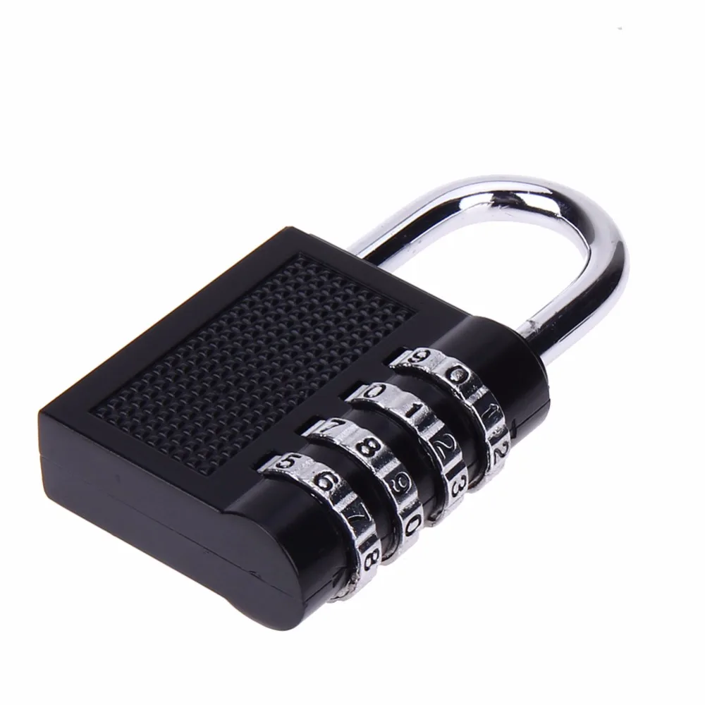 

NEW 4 Digit Combination Password Lock Zinc Alloy Security Lock Suitcase Luggage Coded Lock Cupboard Cabinet Locker Padlock