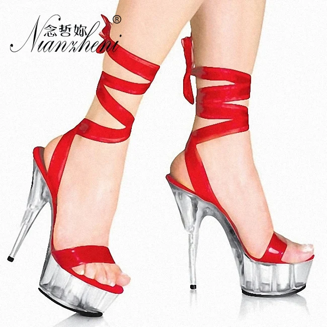 Женские сандалии с ремешком на щиколотке Riband босоножки вырезами и кристаллами