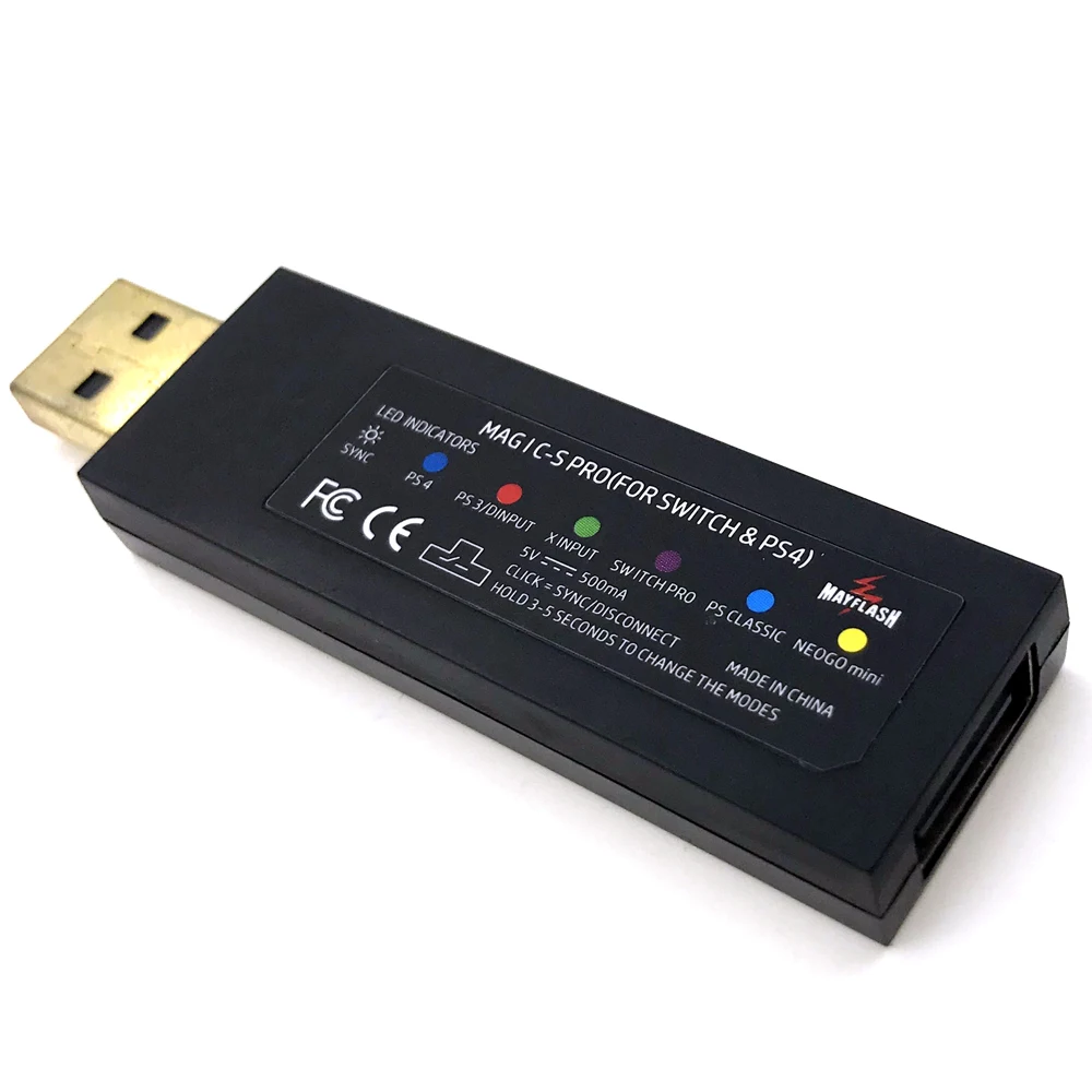 MayFlash MAGIC-S PRO Wireless для Nintendo Switch /PS4/PS3/Xbox One S/360/PC Controller Fighting Stick Adapter | Электроника
