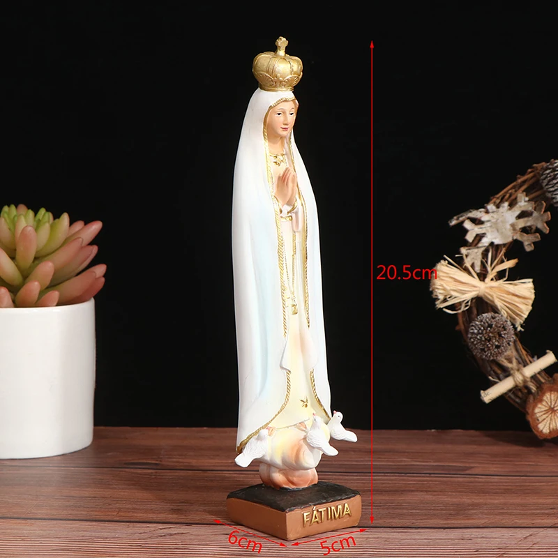 

1Pc New Virgin Mary Statue Christianity Jesus Decor Ornaments Home Church Decor