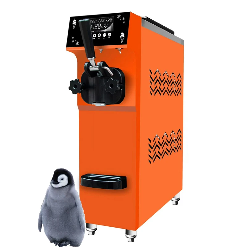 

Hot Sale Gelato Table Top Mini Soft Ice Cream Milkshake Vending Machine 3 Flavors Ice Cream Maker 25L/H 220V 110V