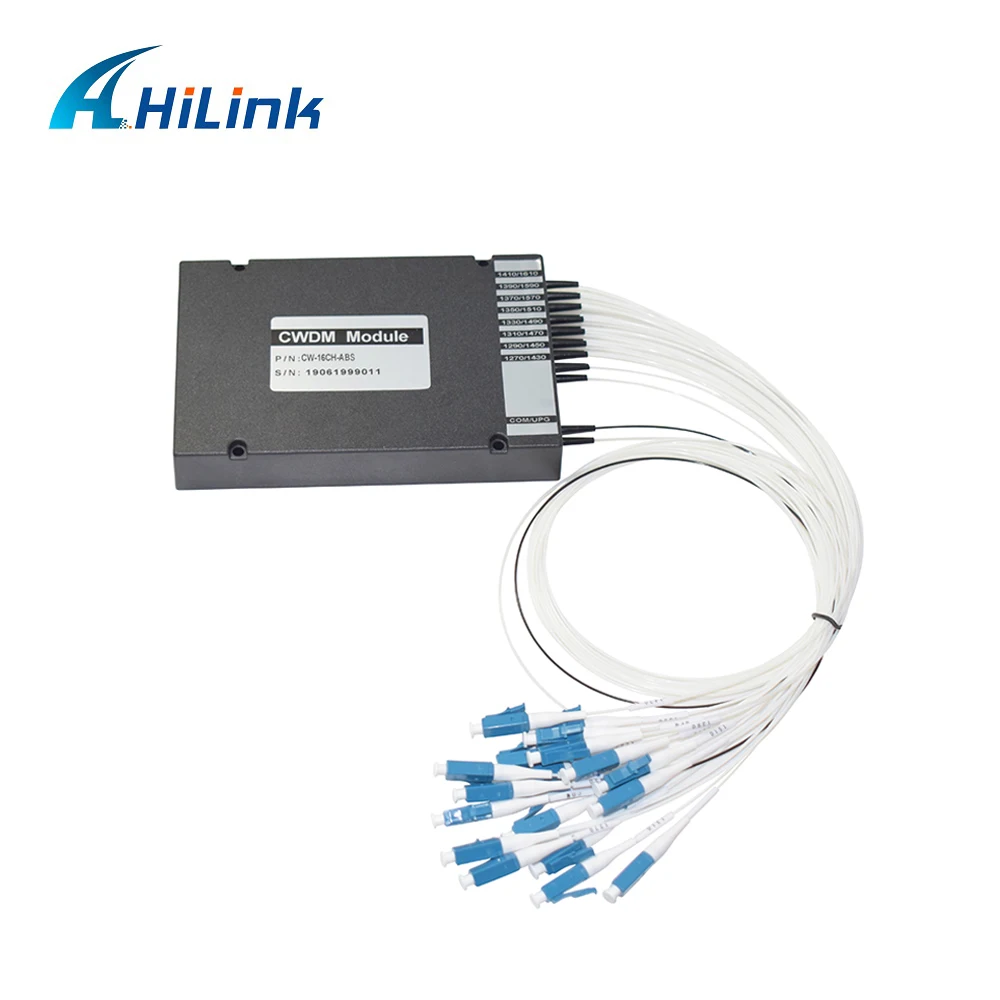 Бесплатная доставка! 16CH CWDM MUX DEMUX одиночное волокно 1270 ~ 1610nm ABS 0 5 m LC UPC с коробкой в