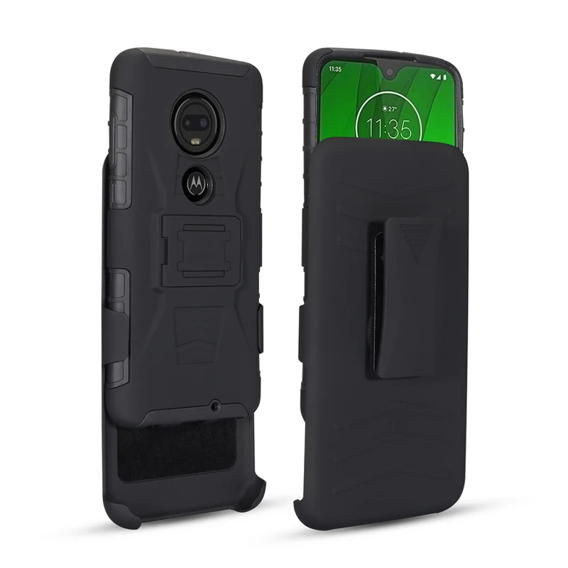 Армированный Гибридный ударопрочный жесткий чехол Future Armor Impact для Moto G8 Plus One Macro G4