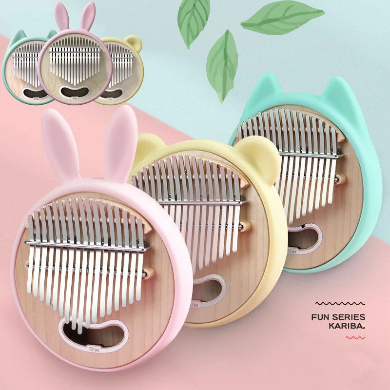 Gecko Kalimba Finger Tools Neko Size Kalimba 17 Keys Kalimbas Keyboard Instruments Musical Sports Entertainment Christmas gifts