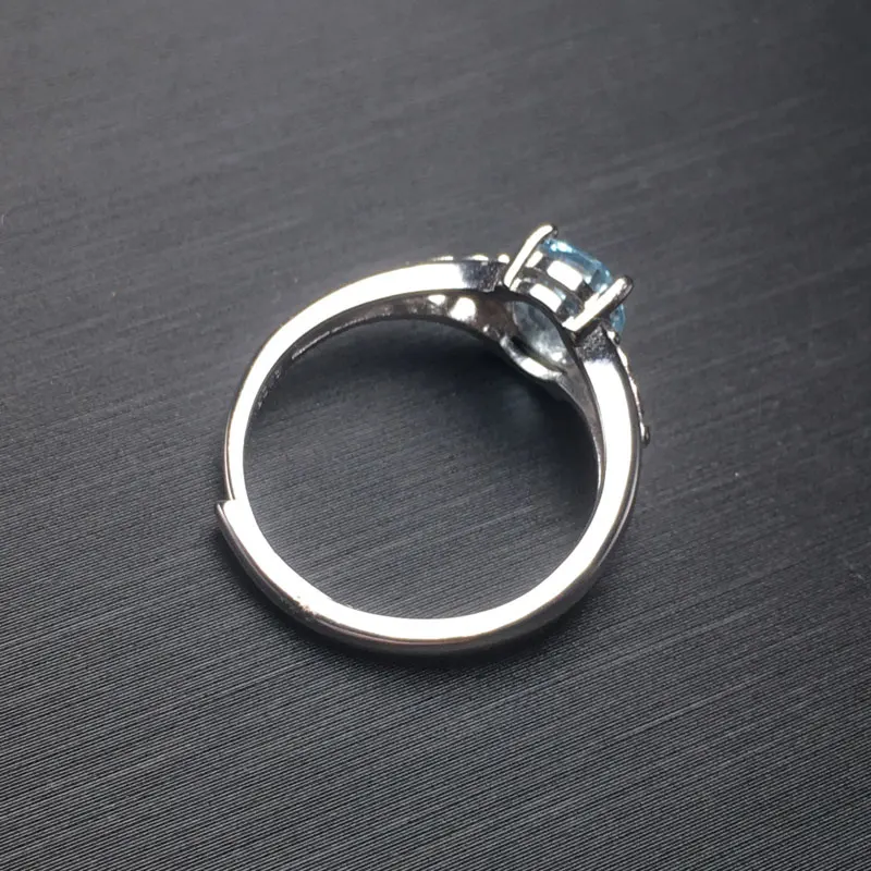 Женское кварцевое кольцо CSJ ювелирное изделие из серебра 925 пробы с коробкой