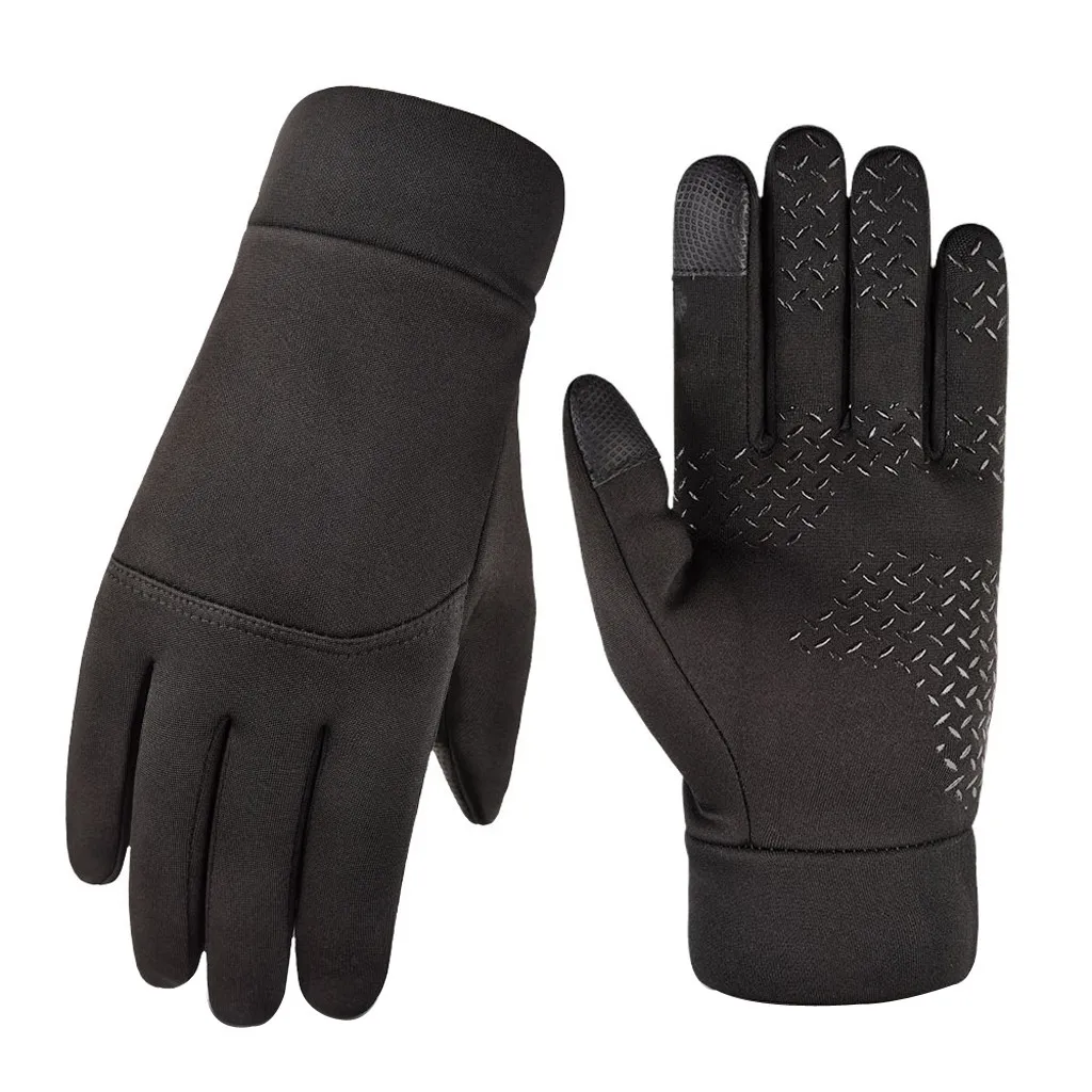 Зимние перчатки для женщин ветрозащитные тактические женские теплые плюшевые