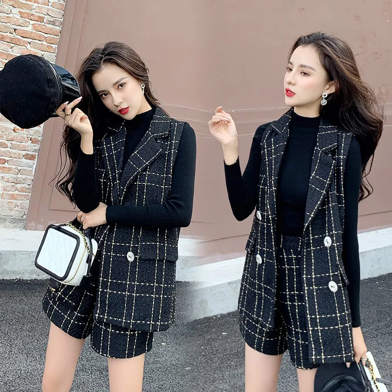 

Женский комплект из двух предметов, жилет, пиджак, комплект из двух предметов, женская одежда