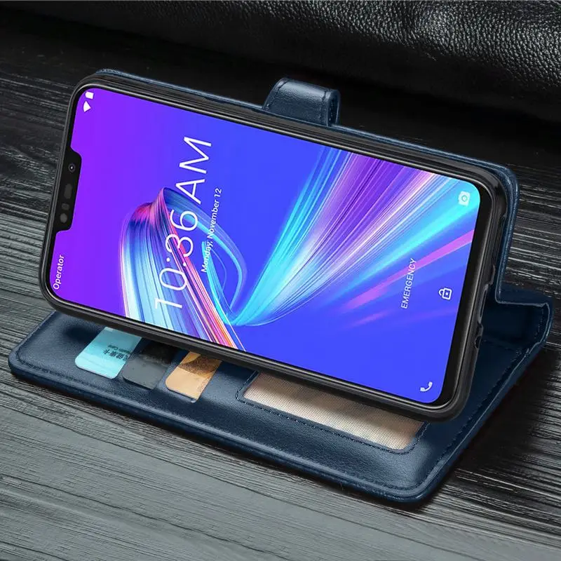 Роскошный кожаный флип-чехол-бумажник для ASUS ZB602KL ZA550KL ZS660KL ROG PHONE2 ZenFone MAX PRO(M2) ZB631KL ZB633KL чехол для телефона Capa