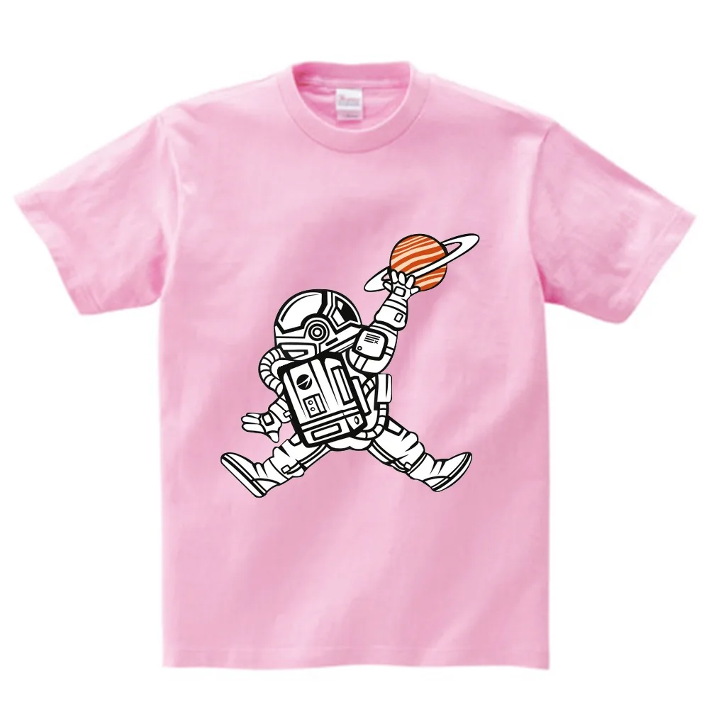 

Explore The Space T Shirts Boy Astronaut 2020 Cotton Tops Tees Children Short Sleeve Funny T-shirts Kids Casual Shirt Boys NN