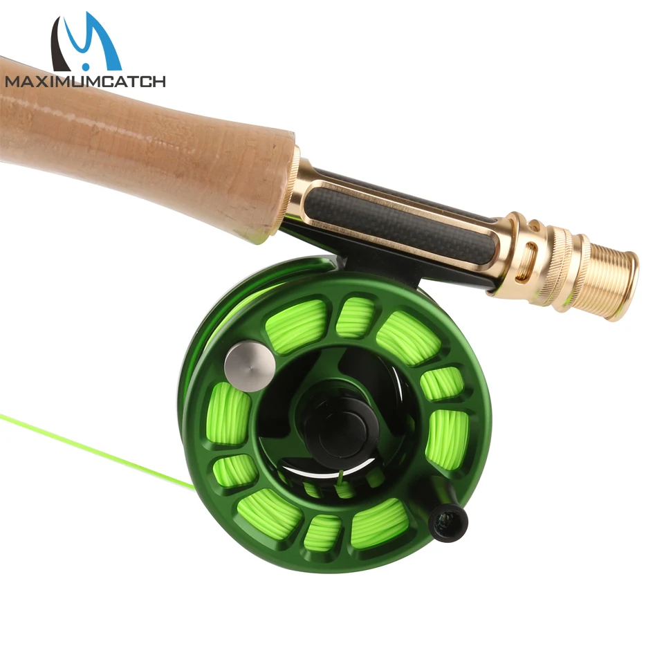 Рыболовная катушка Maximumcatch NZ 3-8wt для ловли нахлыстом с ЧПУ резки 6061 T6 алюминиевая