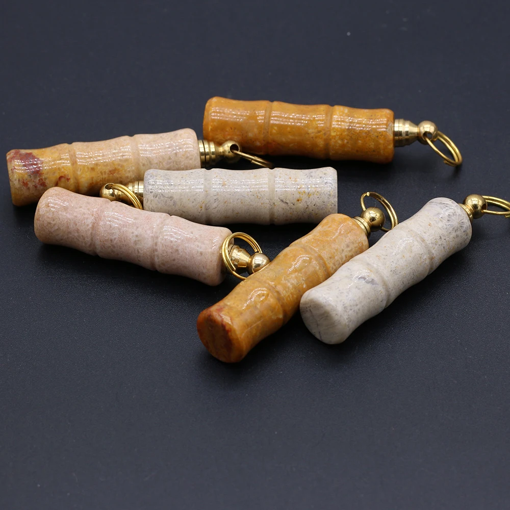 1 шт. флакон для духов из натурального кораллового нефрита |