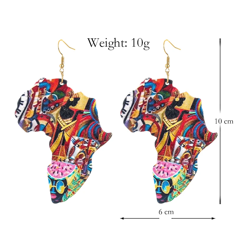 Длинные серьги YULUCH в африканском стиле индивидуальные модные ювелирные изделия