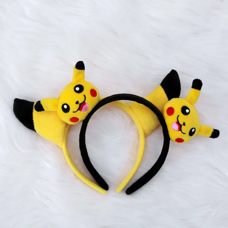 Повязка на голову с покемоном изображением персонажа из мультфильма Пикачу