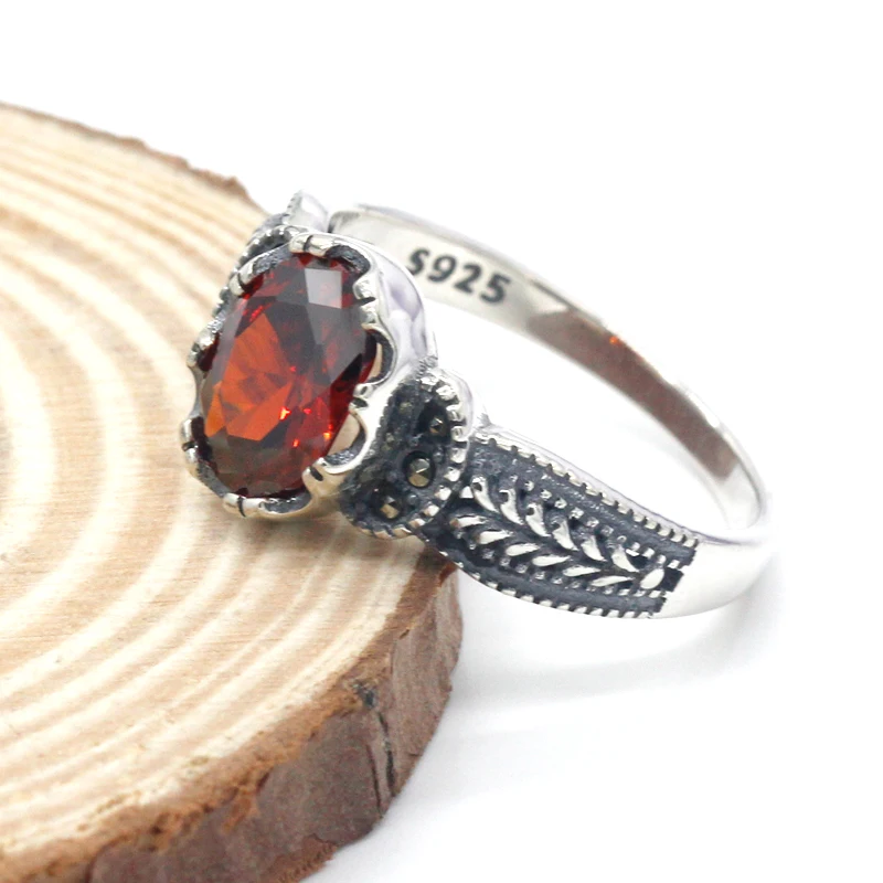 Кольцо женское из серебра 2019 пробы в турецком стиле ретро | Украшения и